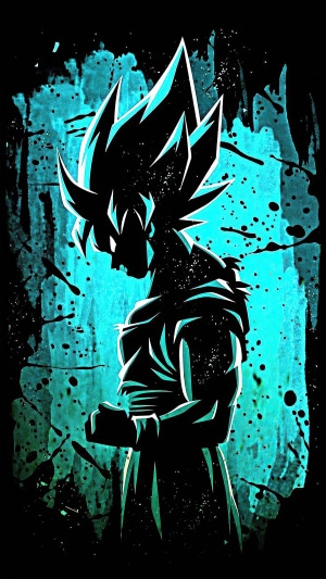 Goku from Dragon Ball Z artwork 4K
