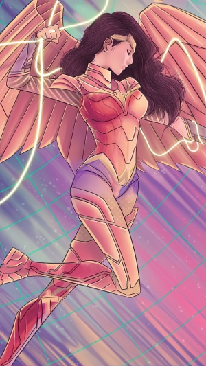 Wonder Woman from Wonder Woman 1984 artwork 4K