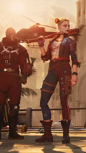 Harley Quinn and Deadshot from Suicide Squad: Kill the Justice League