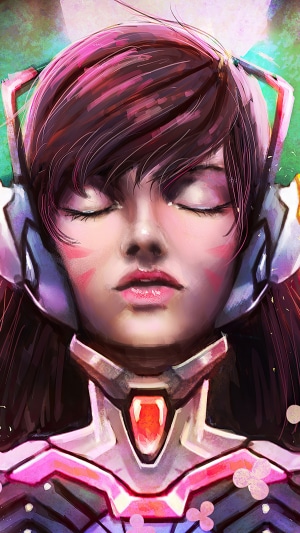 D.Va from Overwatch artwork