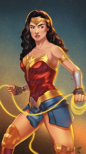 Wonder Woman artwork 4K