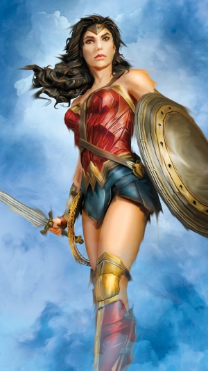 Wonder Woman artwork 4K