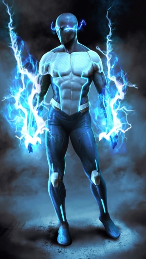 Flash from DC Comics, artwork