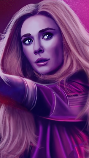 Scarlet Witch artwork 4K