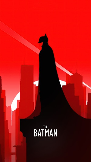 The Batman Silhouette Artwork