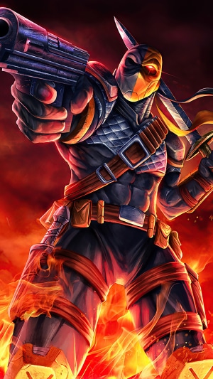 Deathstroke from DC Comics artwork 4K