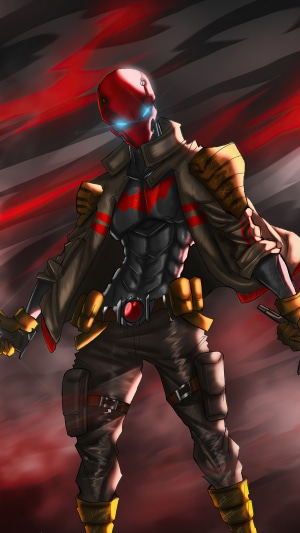 Red Hood artwork 4K