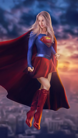 Supergirl artwork by artist on Artstation 4K