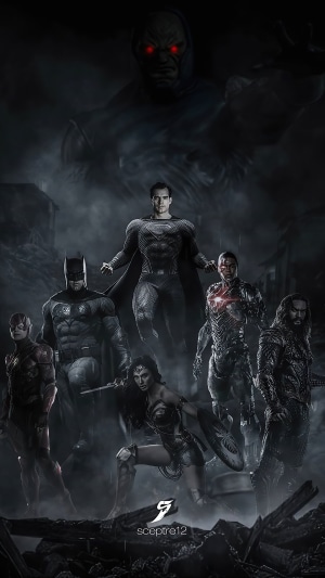 Justice League and Darkseid Artwork 4K
