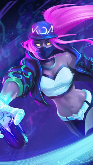 Akali from League of Legends 4K