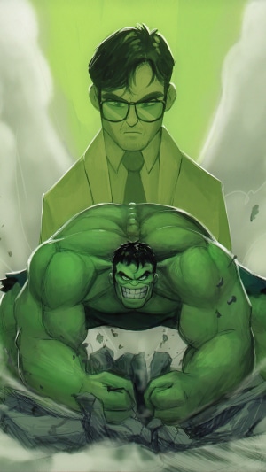 Hulk and Bruce Banner artwork