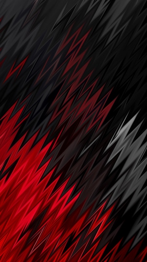 Abstract Red and Black Jagged Lines
