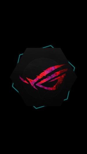 Republic of Gamers logo, Asus, minimalist, dark, 4K