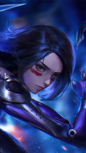 Alita from Alita: Battle Angel artwork