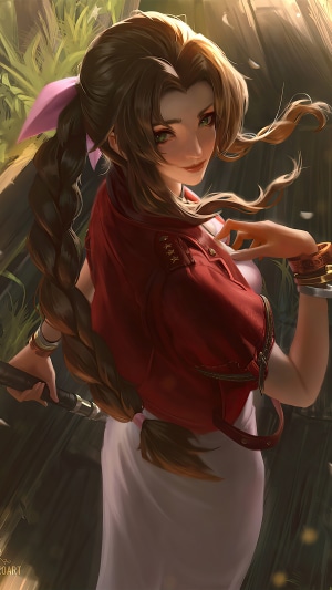 Aerith Gainsborough from Final Fantasy 4K