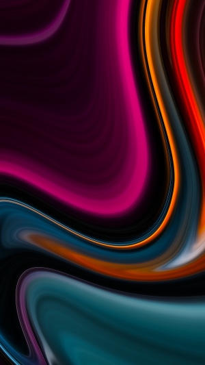 Abstract digital art with swirling colors