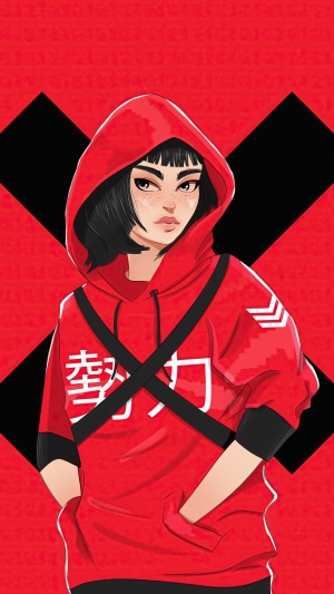 Tokyo from Money Heist artwork