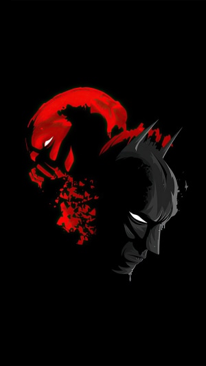Batman and Red Hood artwork 4K