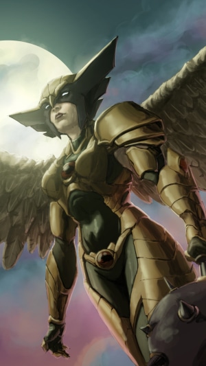 Hawkgirl artwork