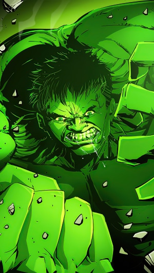 Hulk artwork 4K