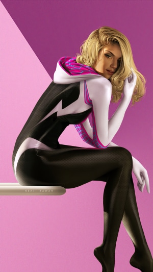 Gwen Stacy artwork by Heky Irawan