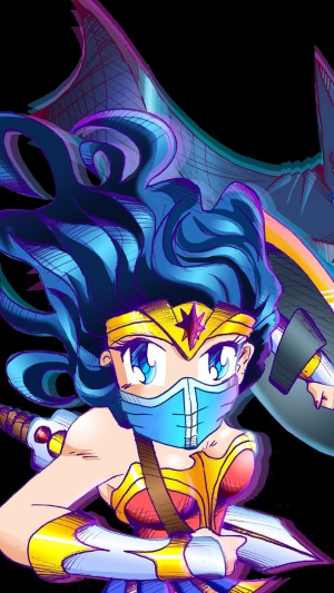 Wonder Woman artwork 4K