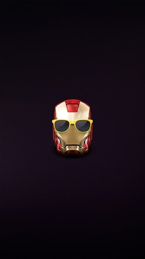 Iron Man wearing sunglasses 4K
