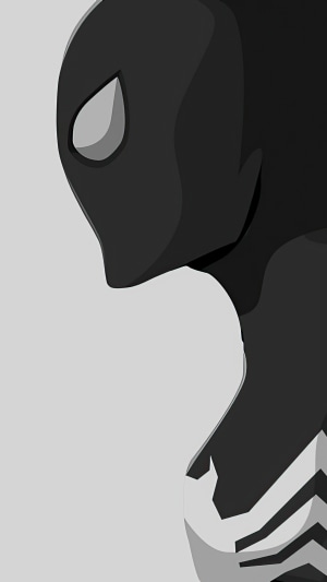 Black Spiderman Artwork 4K