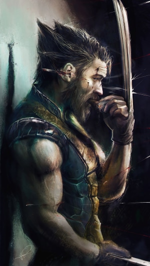 Wolverine artwork 4K