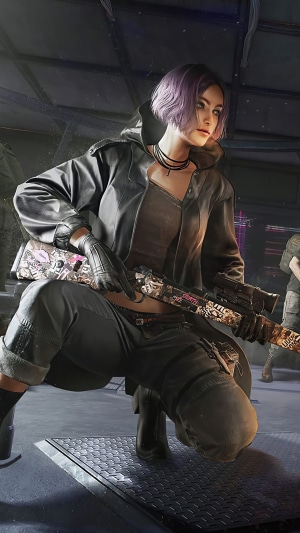 PlayerUnknown's Battlegrounds character with a sniper rifle