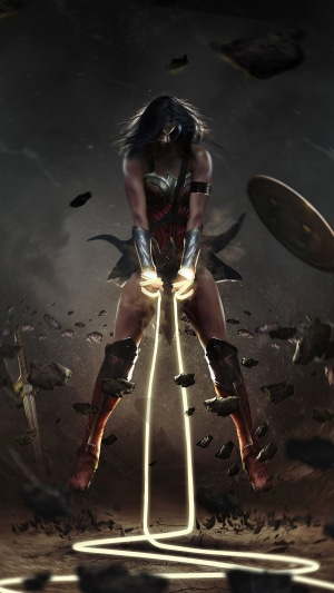 Wonder Woman with Lasso of Truth 4K