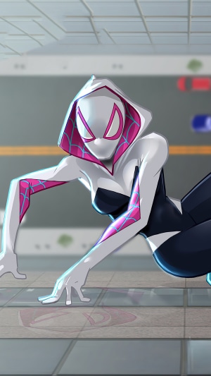 #1411315 spiderman into the spider verse, gwen stacy, superheroes, 4k ...