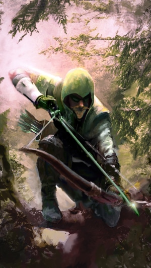 Green Arrow artwork 4K
