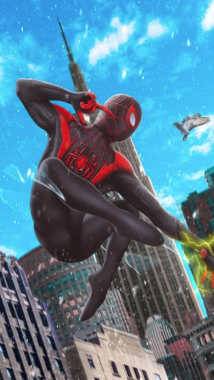 Spider-Man Miles Morales from Marvel in 4K