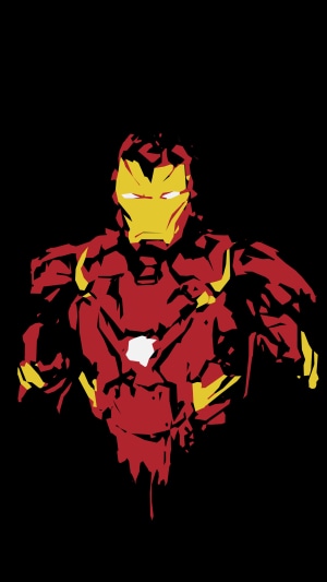 Minimalist Iron Man Artwork