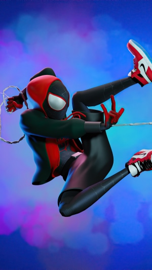Miles Morales Spider-Man artwork 4K