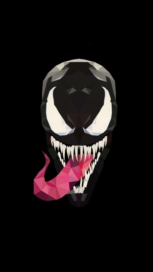 Venom low-poly artwork