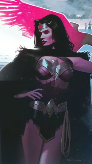 Wonder Woman artwork 4K