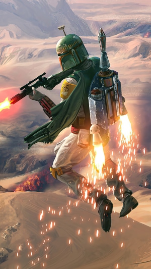 Boba Fett from Star Wars in 4K