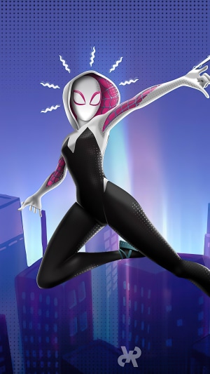 Gwen Stacy from Spider-Man artwork