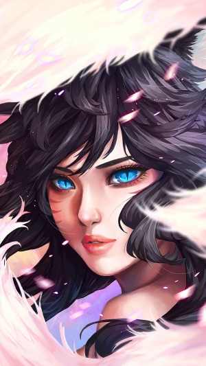 Ahri from League of Legends artwork