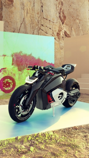 BMW Vision DC Roadster motorcycle 4K