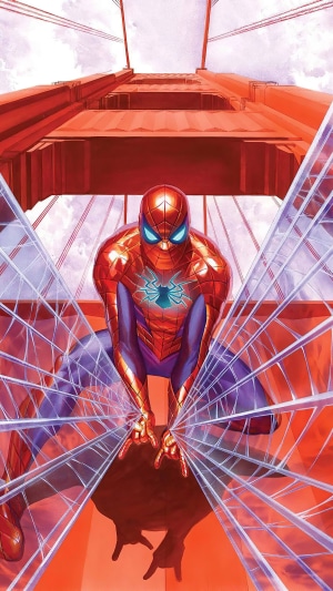 Spider-Man on Golden Gate Bridge