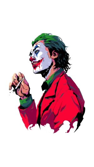 Artwork of the Joker from Batman