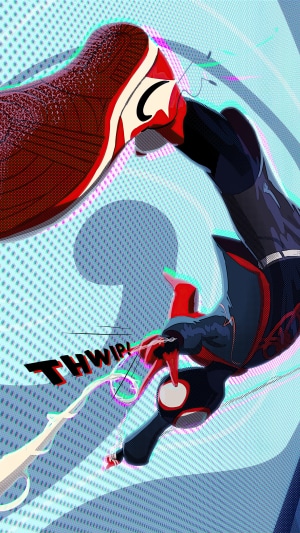 Spider-Man from Marvel Comics shooting web