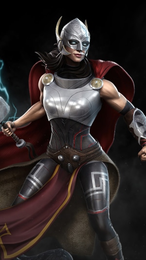 The Mighty Thor from Thor: Love and Thunder artwork