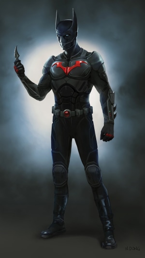 Batman Beyond artwork by N. Dong