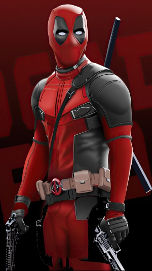 Deadpool from Marvel Artwork 4K