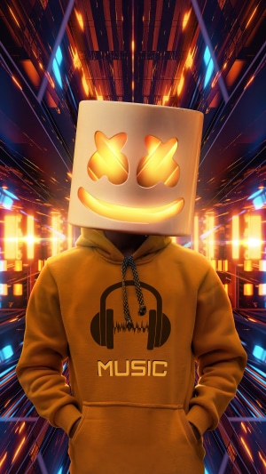 Marshmello Digital Music Artwork