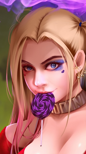 Harley Quinn from DC Comics artwork 4K